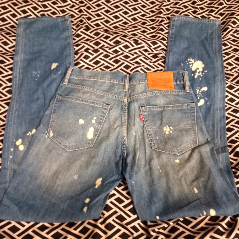 Bleach Splattered Levi's - image 3